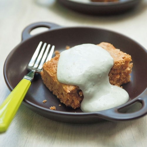 にんじんケーキ　バナナクリーム