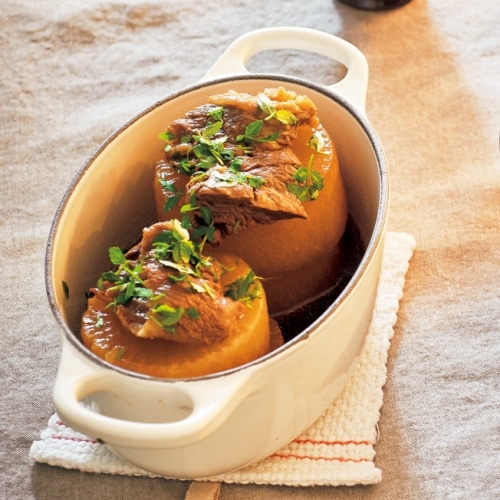 大根と牛すじの煮もの