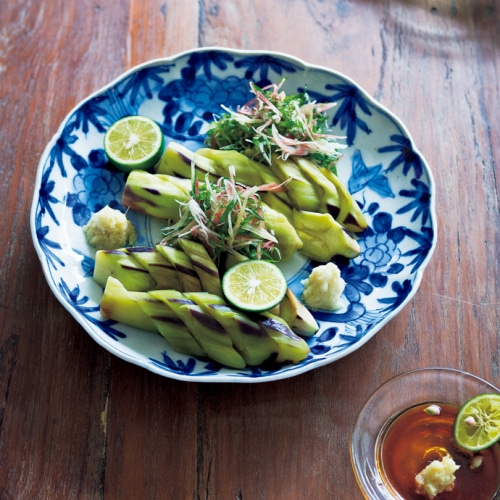 レンジなすの刺身