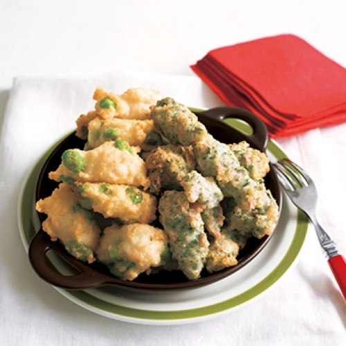 イカのちぎり揚げ2種