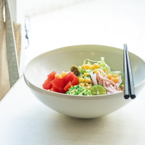 ぶっかけレタスそうめん