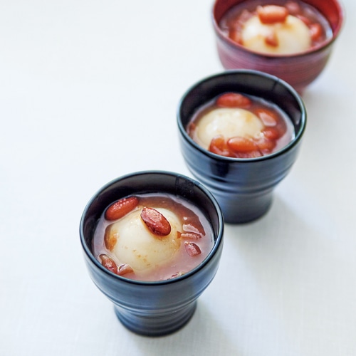 金時豆のおしるこ