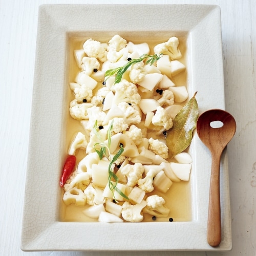 冬の白いピクルス