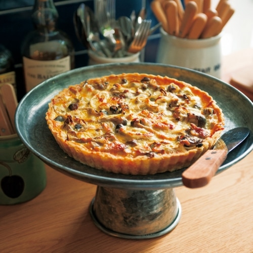 きのこのキッシュ