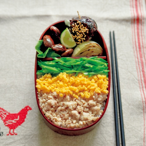 塩そぼろの三色べんとう 肉のおかず 料理家 栗原はるみ レシピ オンラインショップ 公式 ゆとりの空間