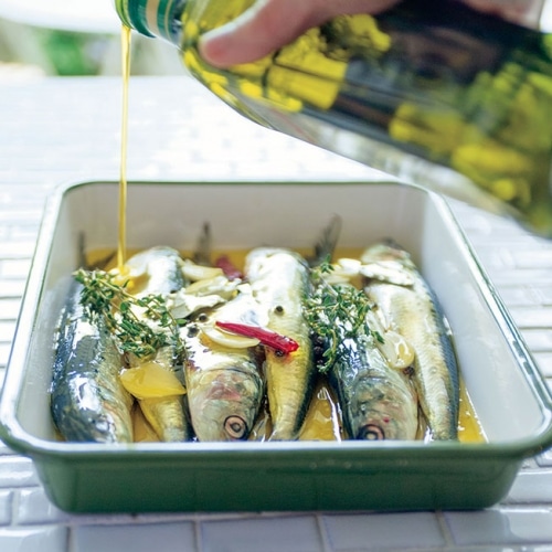 イワシのコンフィ