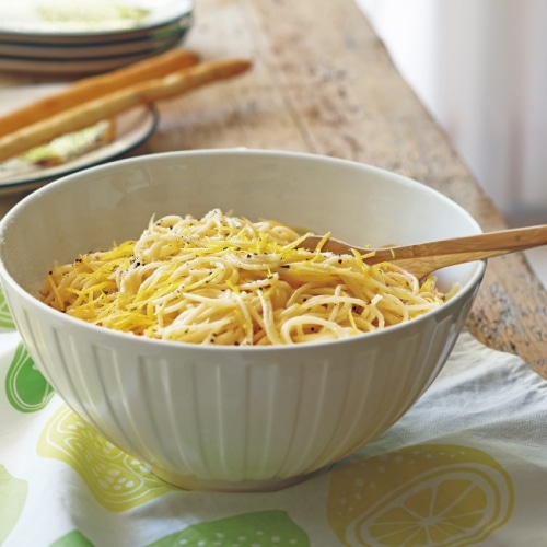 レモンクリームパスタ