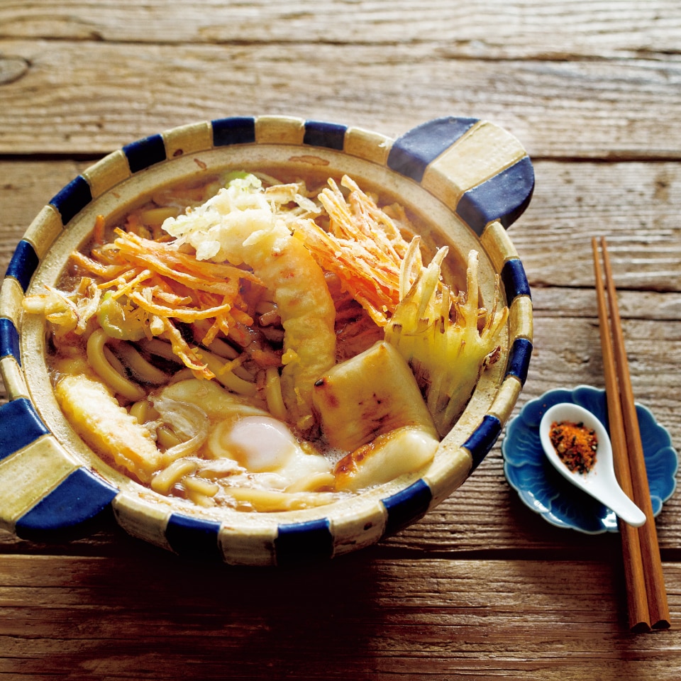 もち入り鍋焼きうどん｜麺類｜料理家 栗原はるみ レシピ