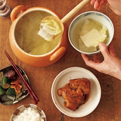 白菜のチキンスープ煮／アドボ