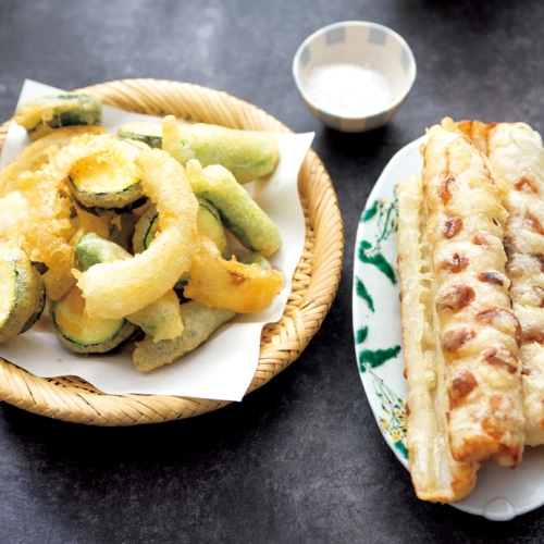 ちくわと夏野菜のフリット