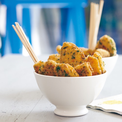 サーモンの香草フライ