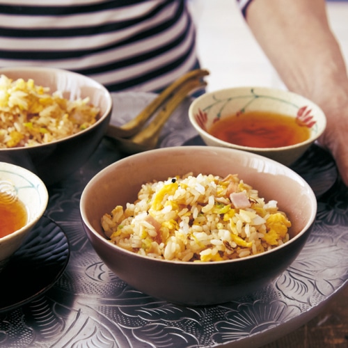 塩もみ白菜のチャーハン