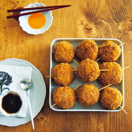 ごぼう入りメンチカツ