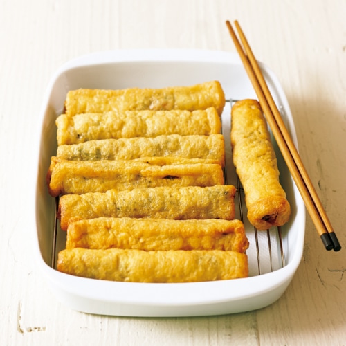 油揚げの春巻き