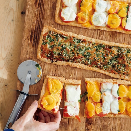 油揚げのピザ2種