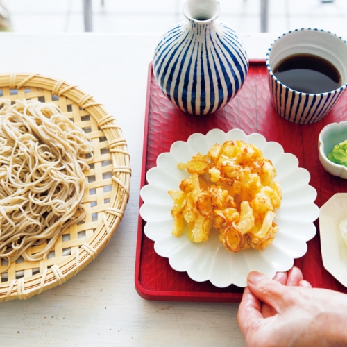 小柱のかき揚げそば