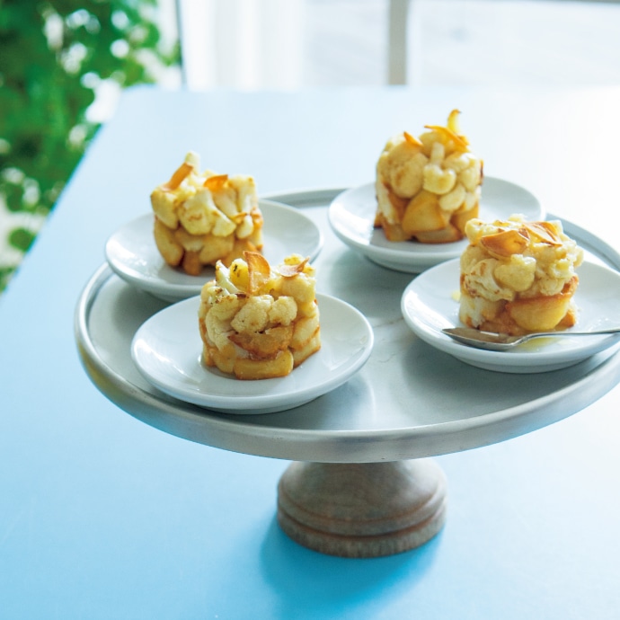 カリフラワーとカリカリポテトサラダ