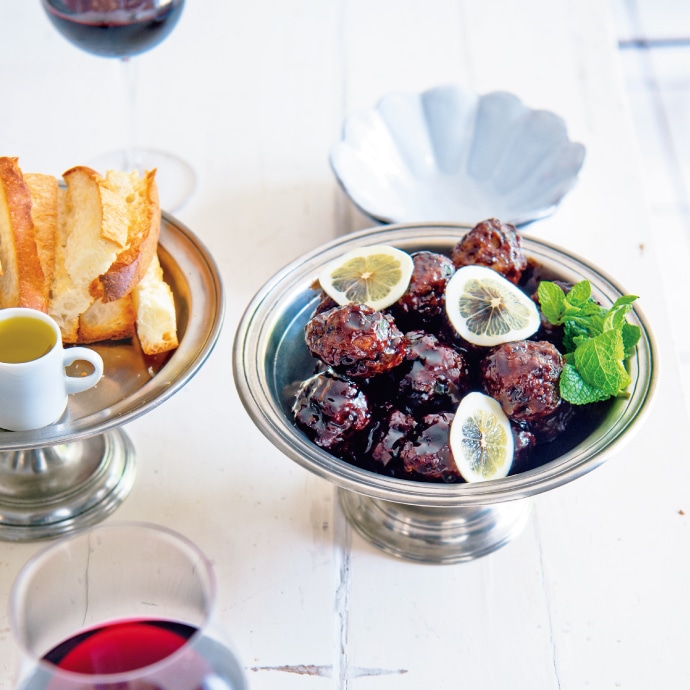 肉だんごのバルサミコ酢