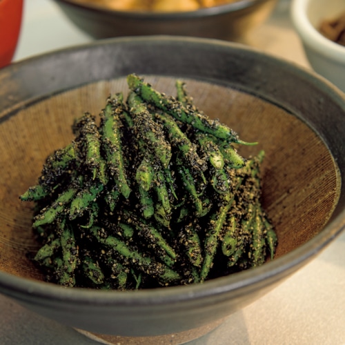 いんげんごまあえ