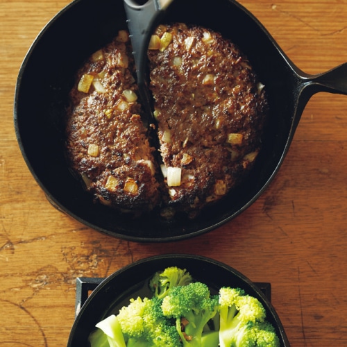 ひき肉ステーキ