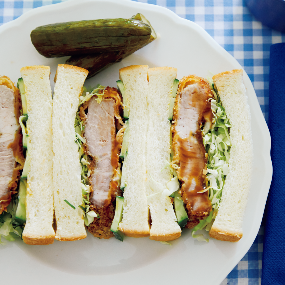 とんかつ＆キャベツサンドイッチ