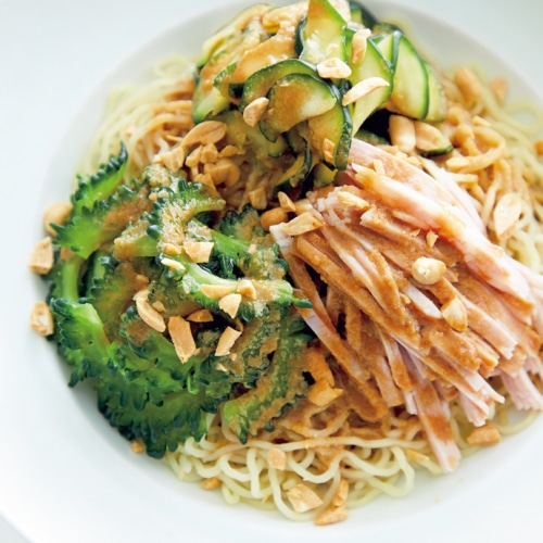 ゴーヤの冷やし中華