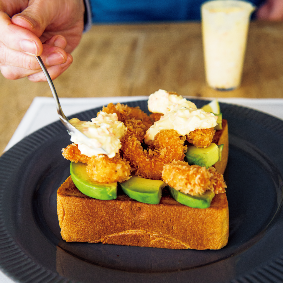 エビフライ タルタルトースト