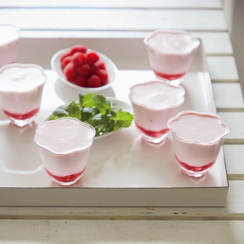 ラズベリーパンナコッタ