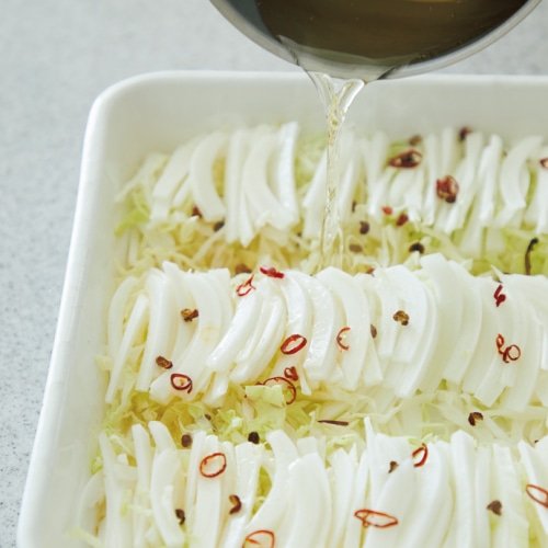 白菜の甘酢サラダ