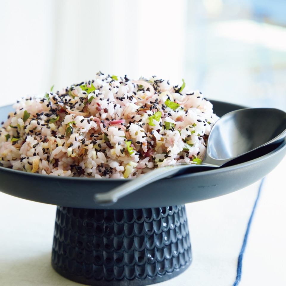 しょうが、みょうが、青じその混ぜごはん