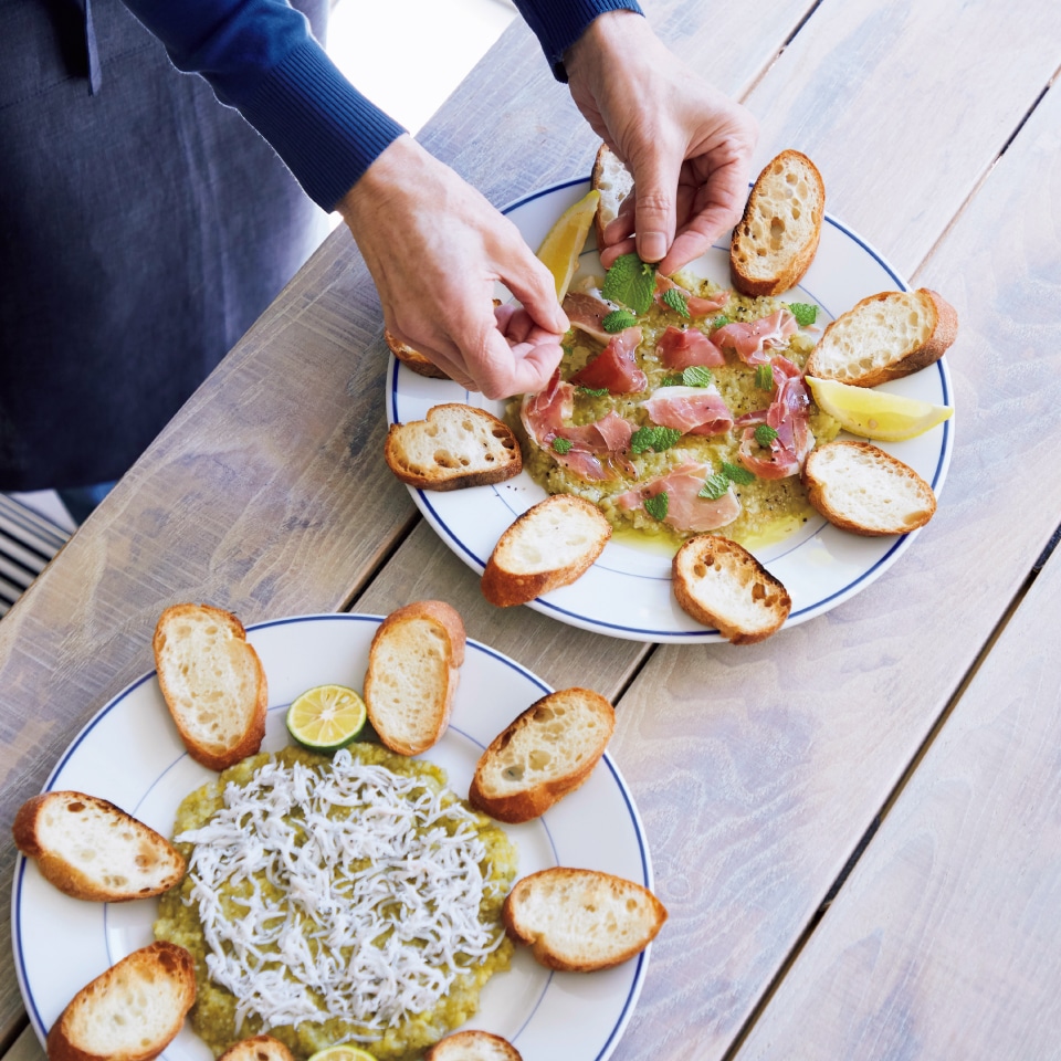 焼きなすのペースト