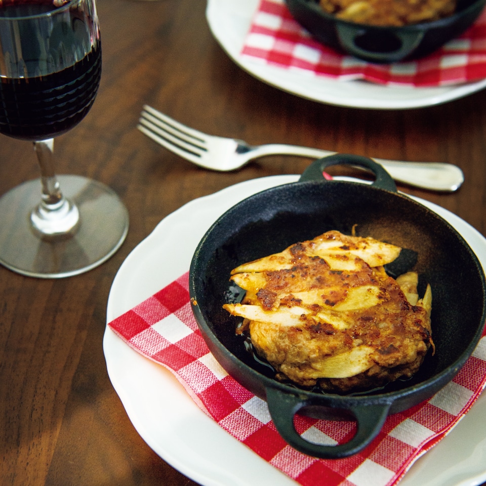 ごぼうハンバーグ（甘辛だれ）