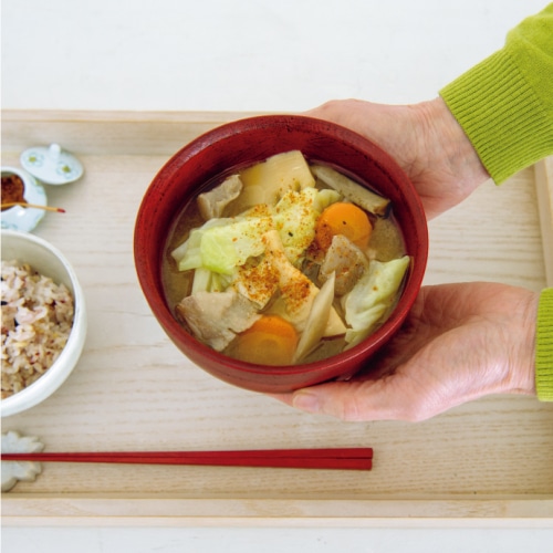 春野菜の豚汁 スープ 汁もの シチュー 料理家 栗原はるみ レシピ オンラインショップ 公式 ゆとりの空間