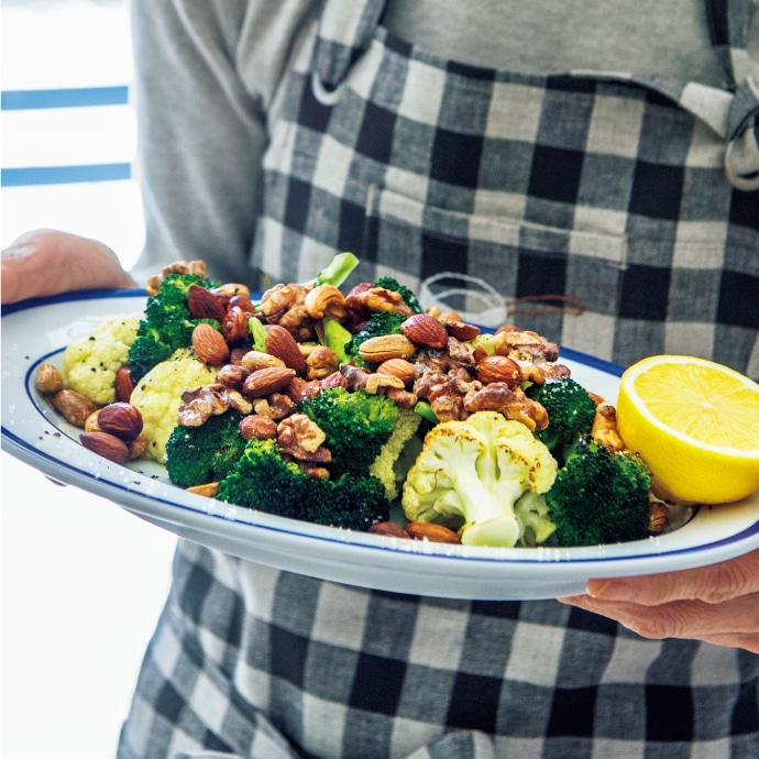 野菜とナッツのオーブン焼き