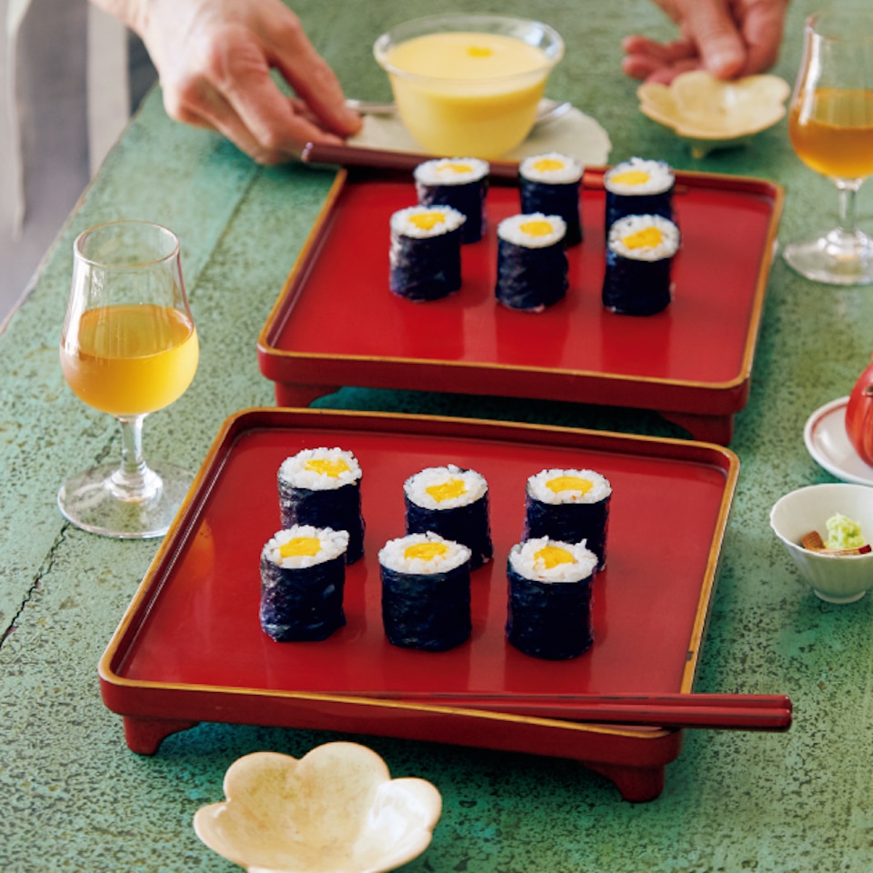 卵焼きの細巻きずし