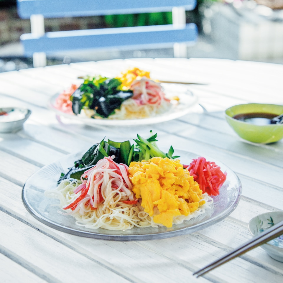 そうめん冷やし中華