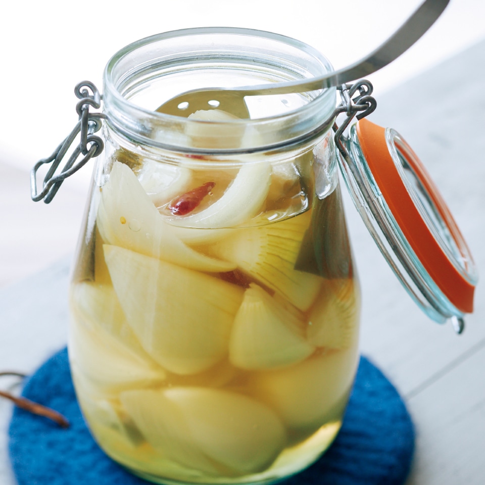 新玉ねぎの甘酢漬け