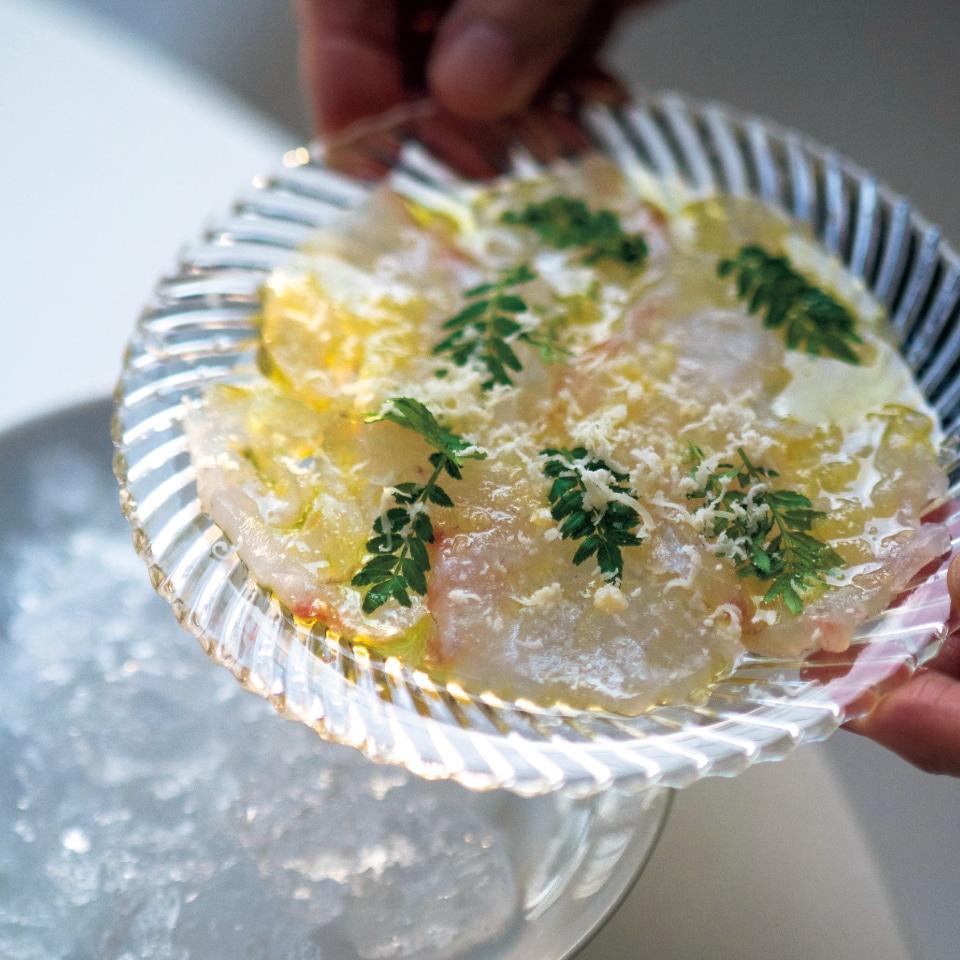 白身魚のカルパッチョ 魚介のおかず 料理家 栗原はるみ レシピ オンラインショップ 公式 ゆとりの空間