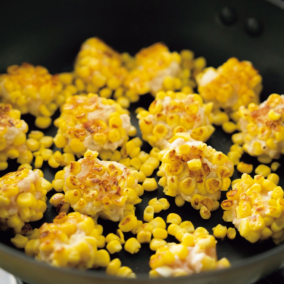 コーンの鶏つくね