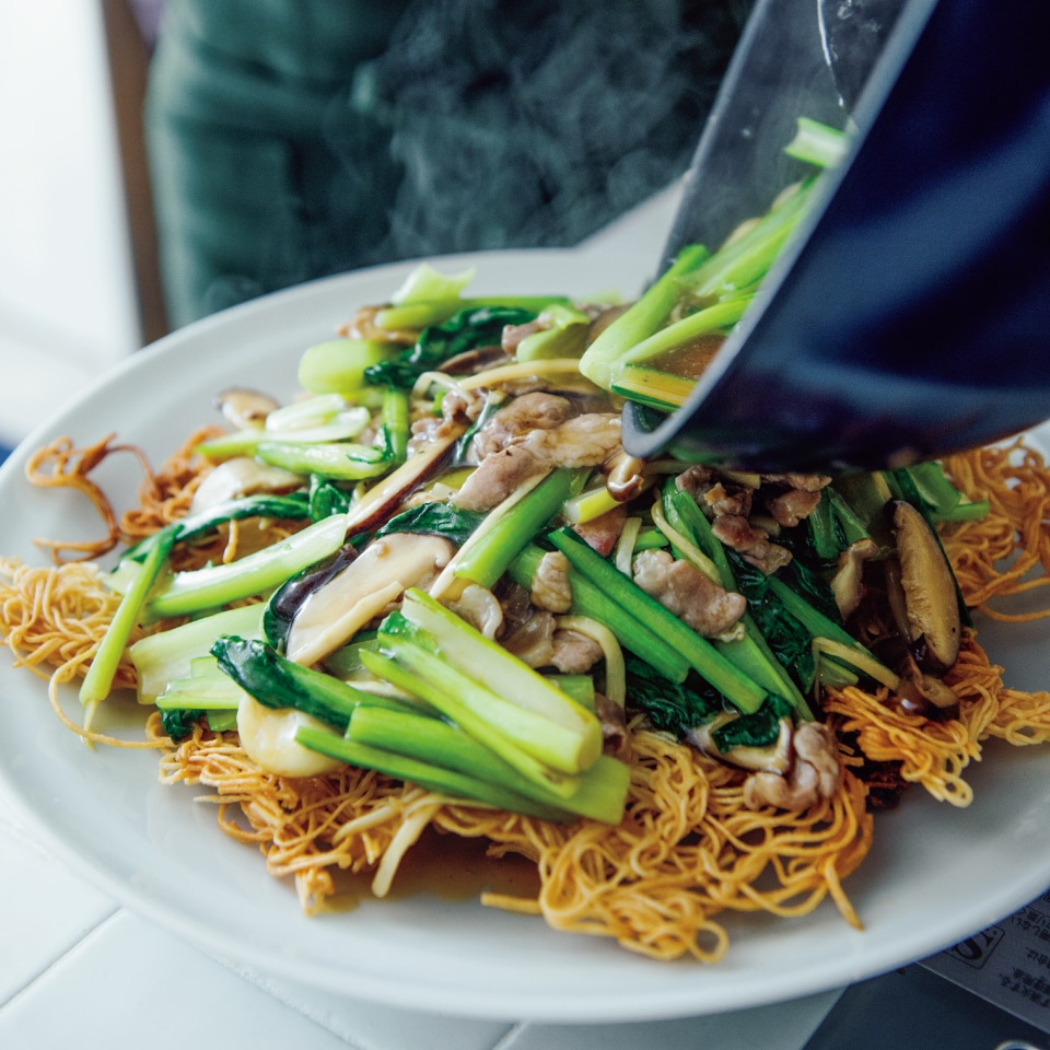 あんかけ揚げそうめん