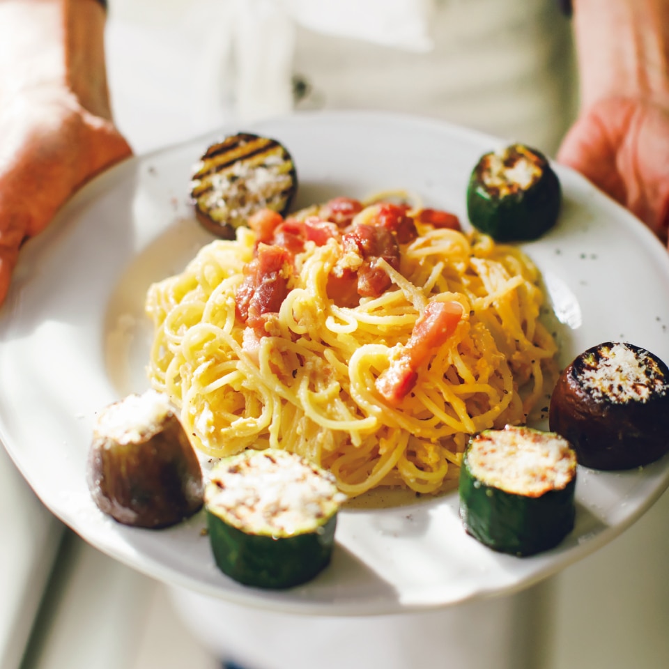 卵だけのカルボナーラ