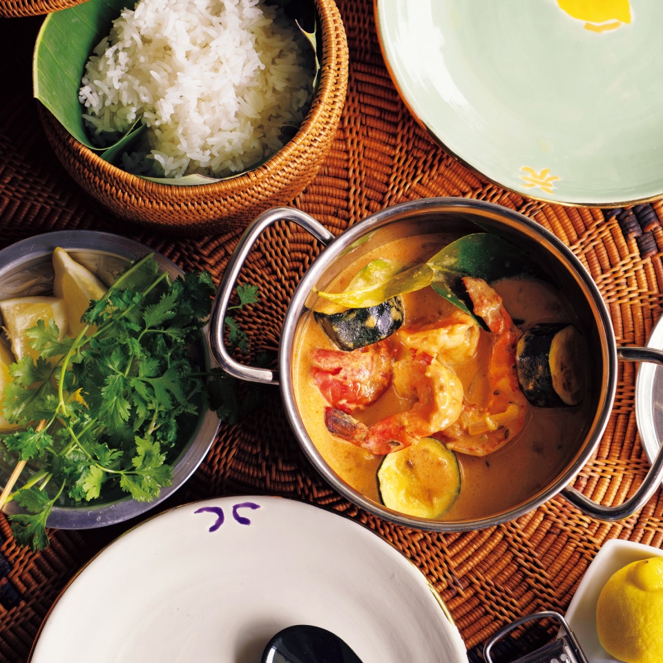 エビのココナッツレモンカレー