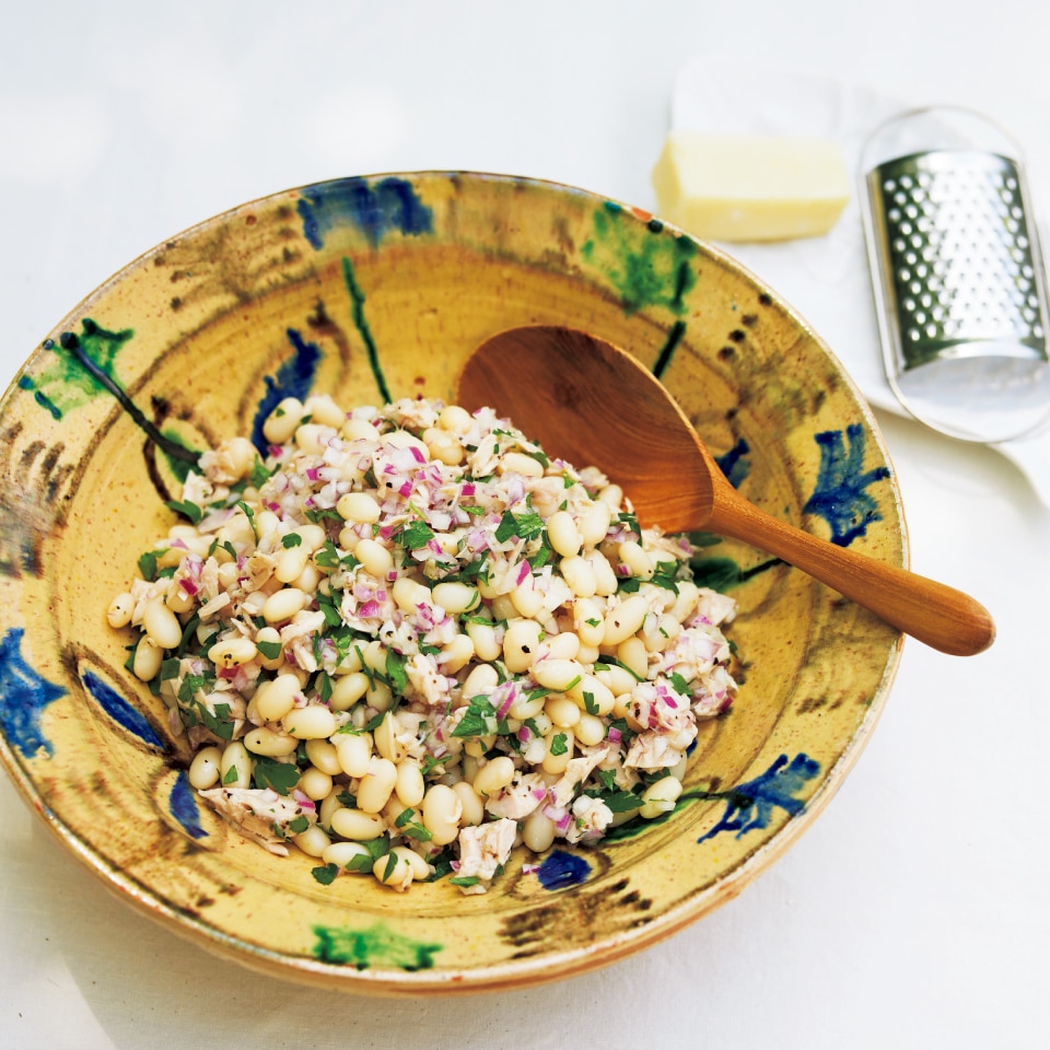 白いんげん豆とツナのサラダ