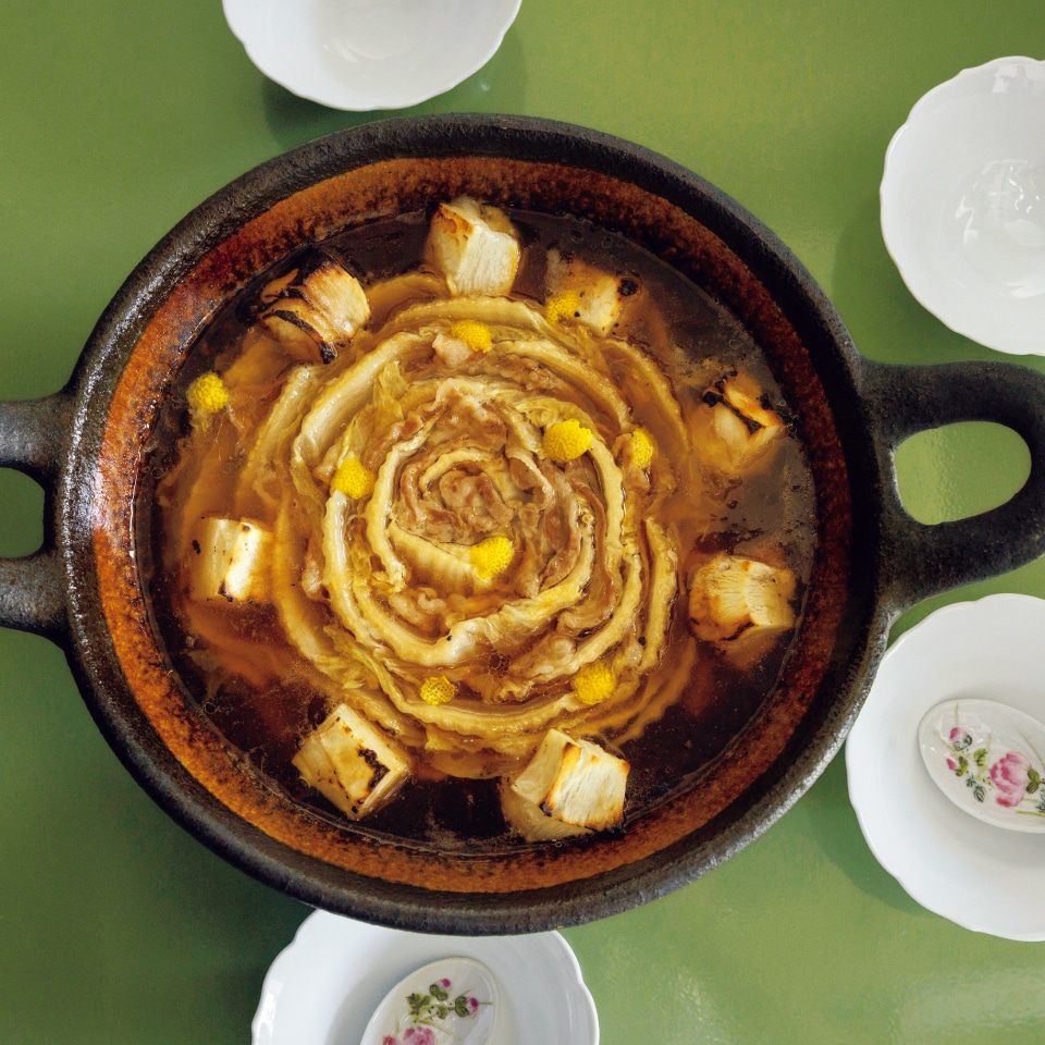 白菜と豚肉の煮もの