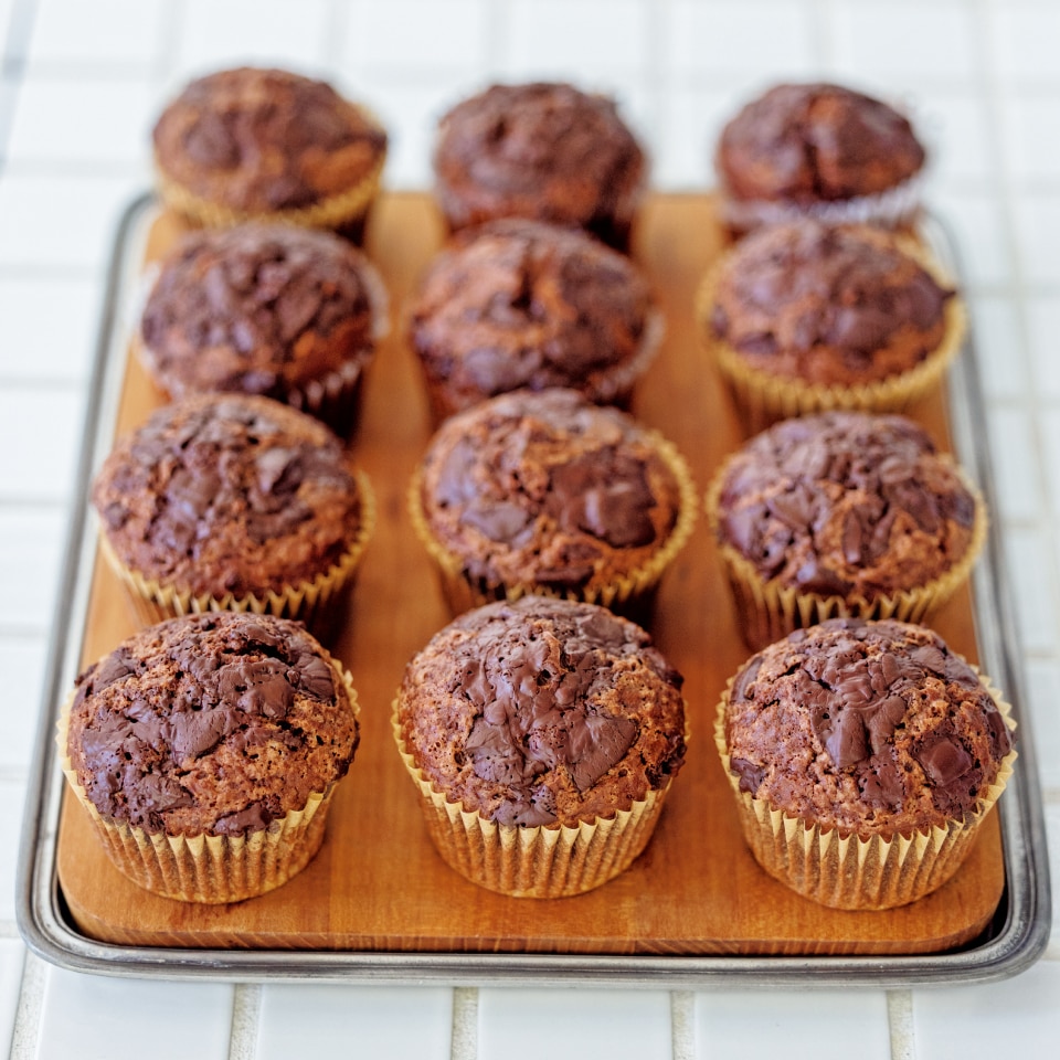 チョコレートいっぱいのマフィン