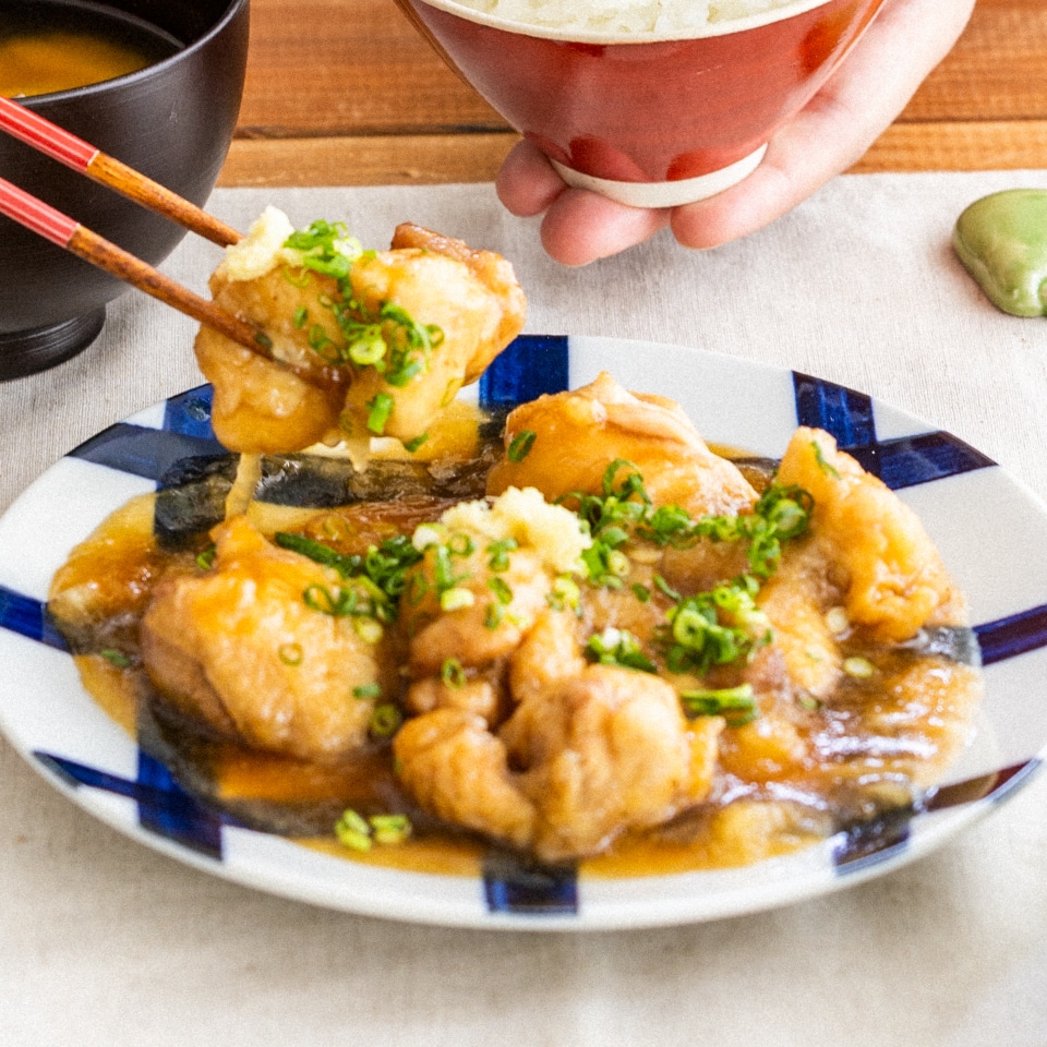 鶏のから揚げのみぞれ煮