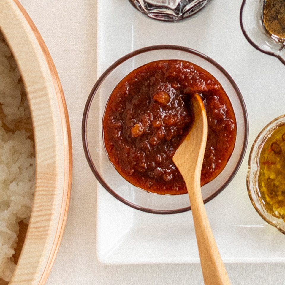 ヤンニョム（韓国風甘辛だれ）（ゆとりの空間）