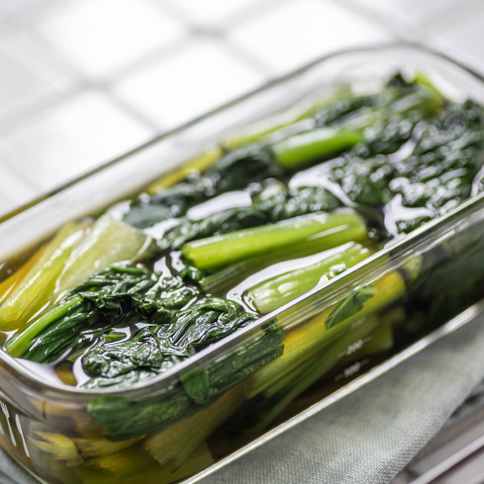 小松菜のおひたし（ゆとりの空間）