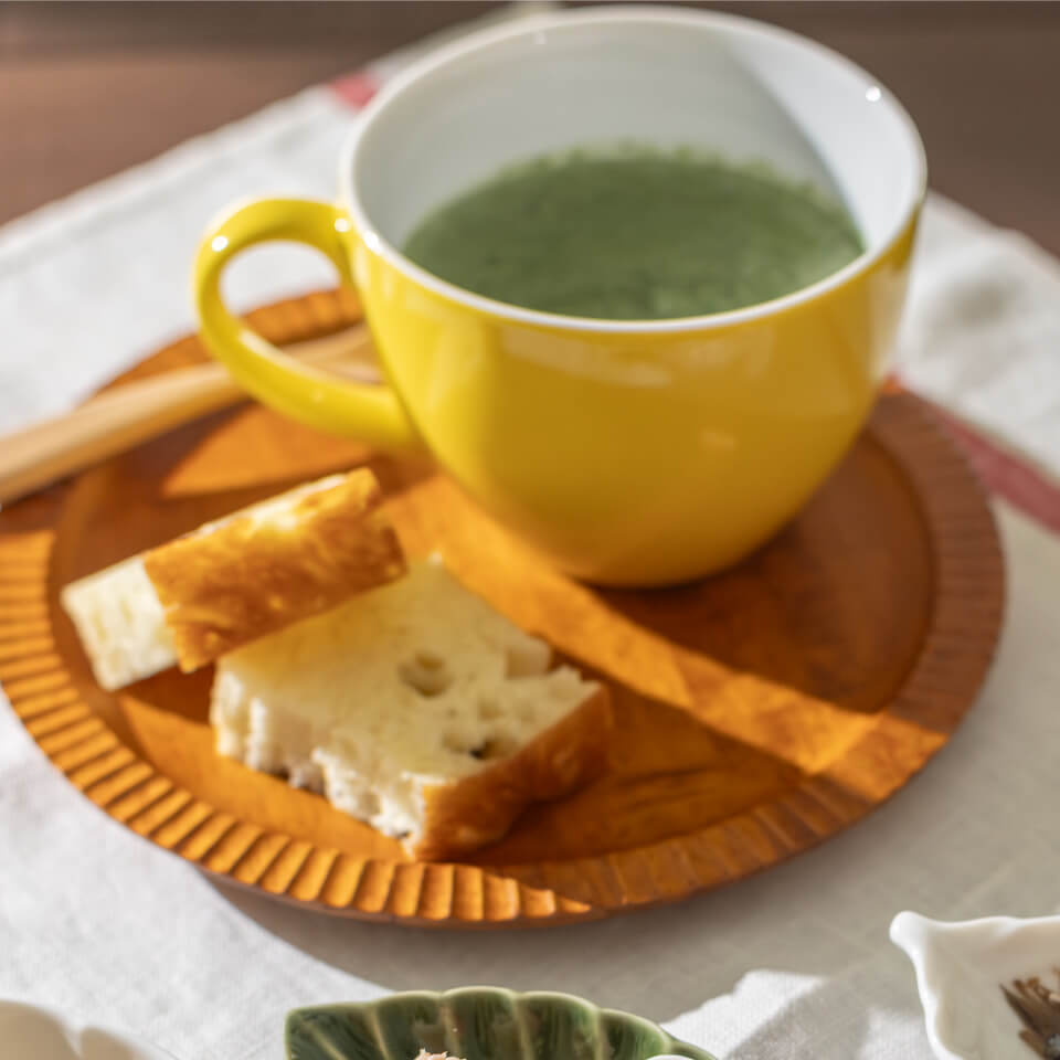 ほうれん草のポタージュ（ゆとりの空間）