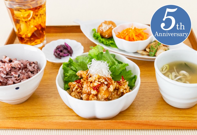 レストラン「ゆとりの空間 鶴屋百貨店」オープン５周年記念 期間限定メニュー（9/1～9/30）